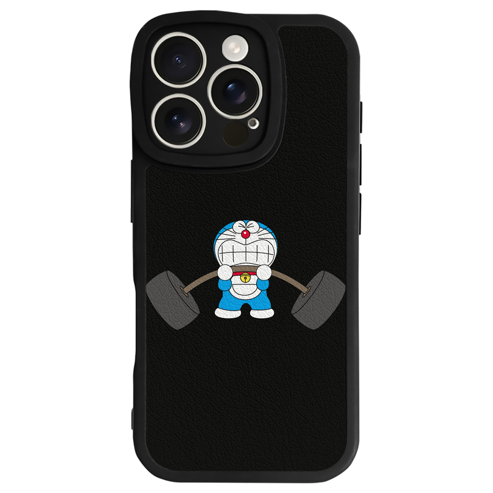 （画像用） ドラえもん Doraemon 【iPhone 16シリーズ対応】シリコンスマホケース（レザー調） 材質：シリコン